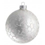 Stipple Glaze Silver Baubles 